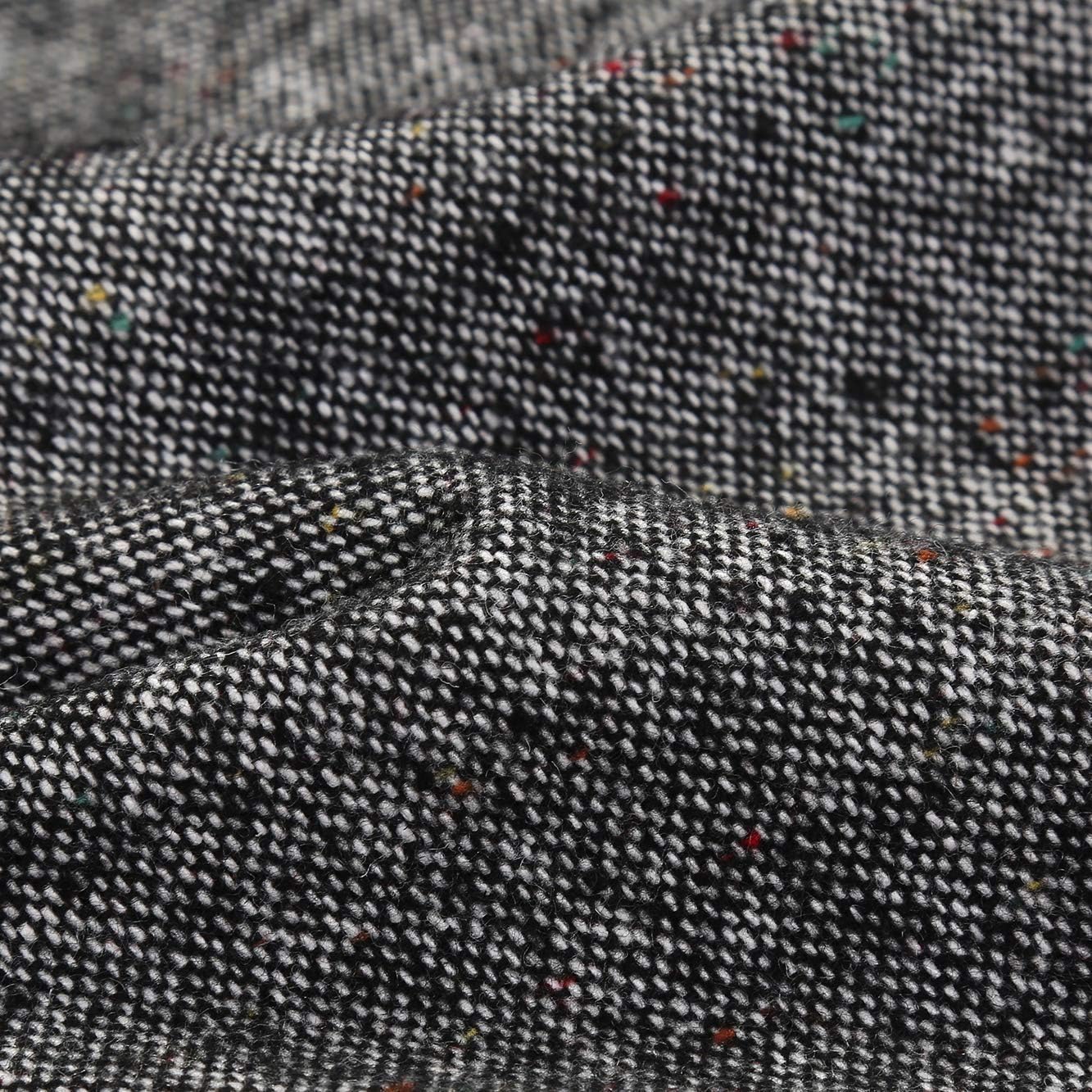 Ylingjun Womens Warm Wool Midi Skirts Winter Fall High Elastic Waist A line Flared Woolen Skirts - Image 3