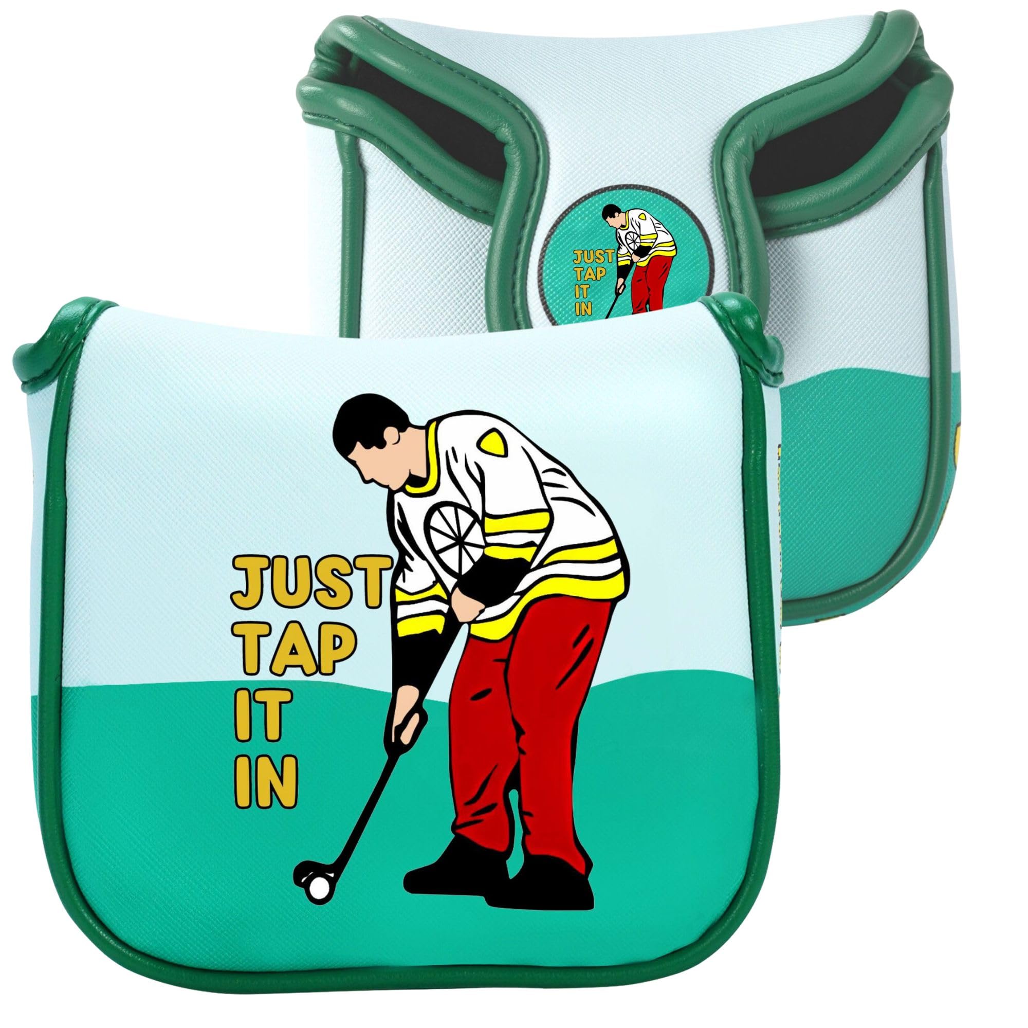 Funny Golf Putter Headcover, Perfect Golf Gift for Men and Women, Golf Accessories for Golfers - Just Tap It in
