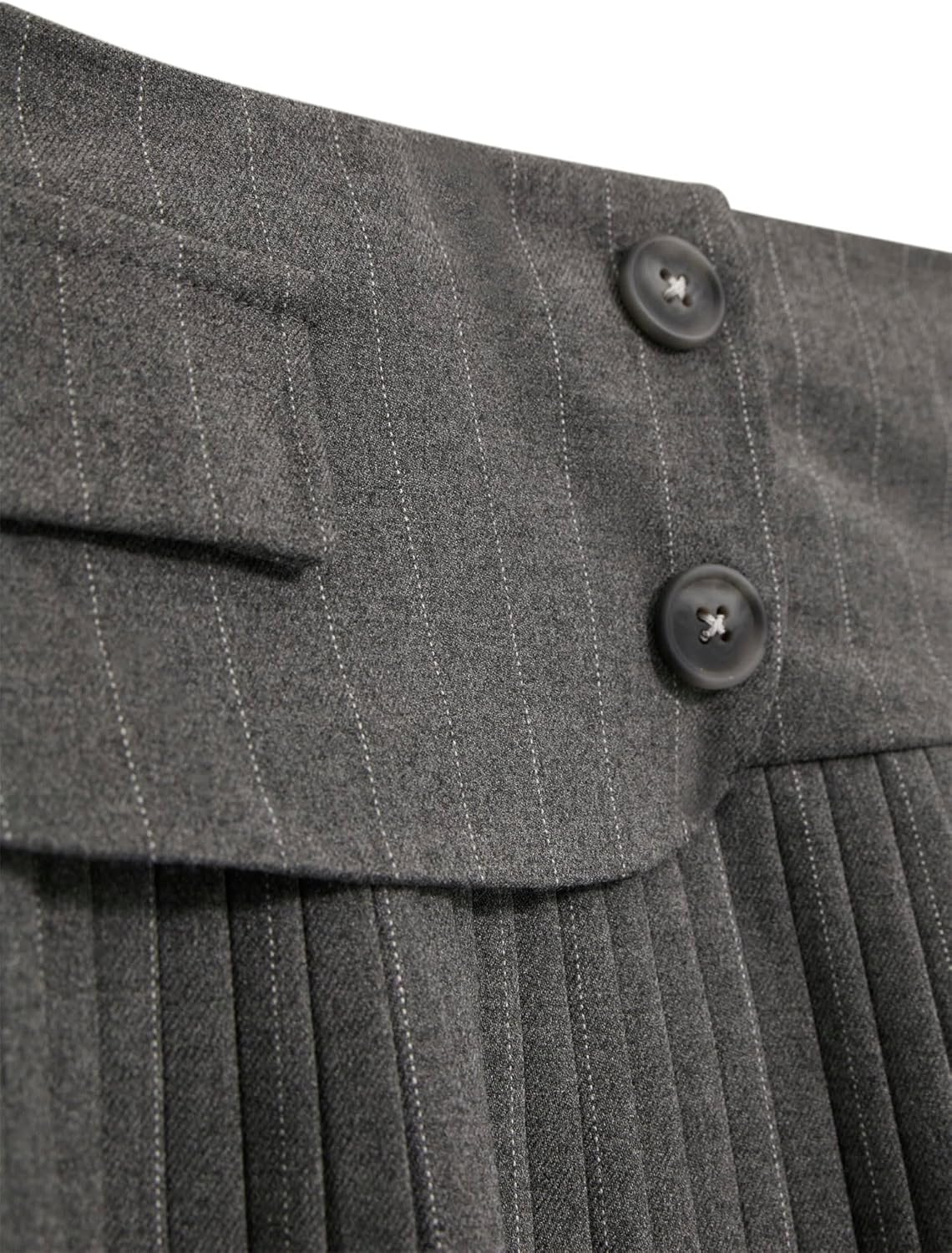 Guess Girls' Pinstripe Pleated Mini Skirt - Image 3