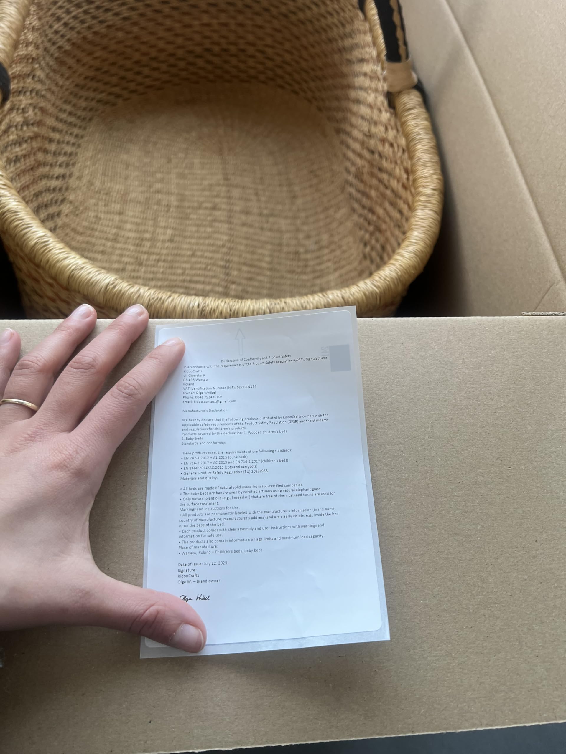 Panier pour bébé avec support à bascule et matelas à trois couches, berceau avec support en bois, linge de lit, lit pour bébé, chambre de bébé, 23