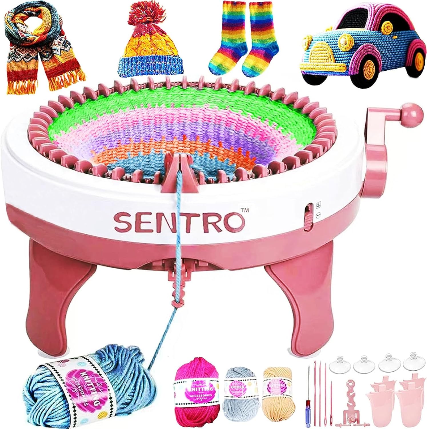 10. SENTRO 40 Needles Knitting Machine
