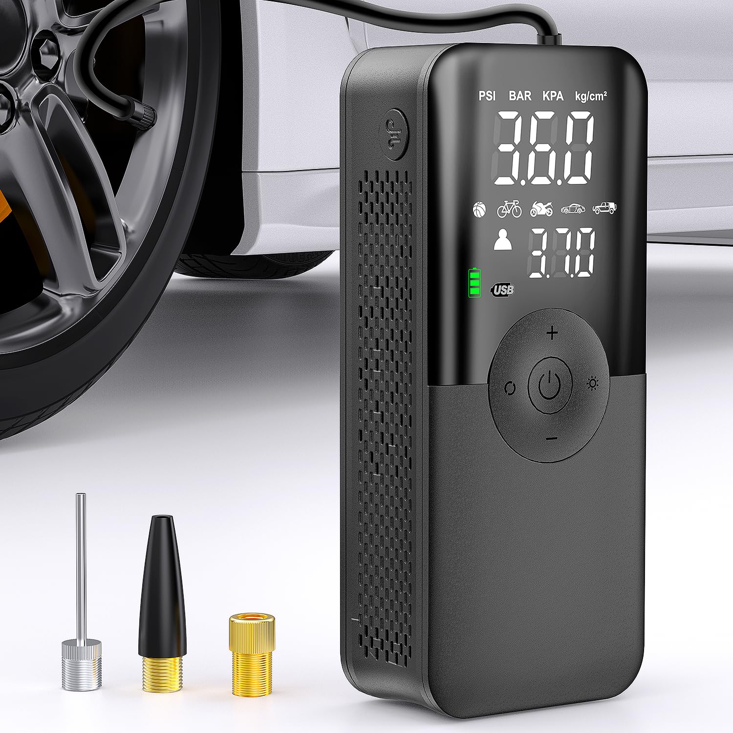Nilight Rechargeable Cordless Tire Inflator 150PSI Auto Shutoff