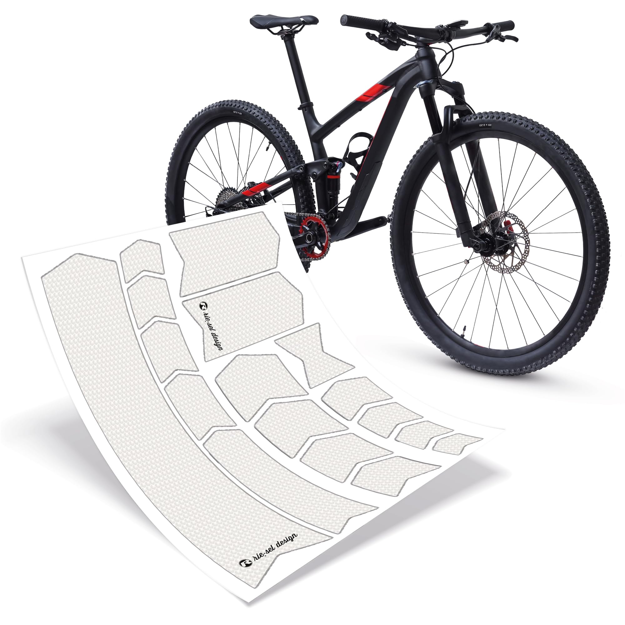 Riesel Design Mixte Frame : Tape 3000 Kit Protection Cadre v lo
