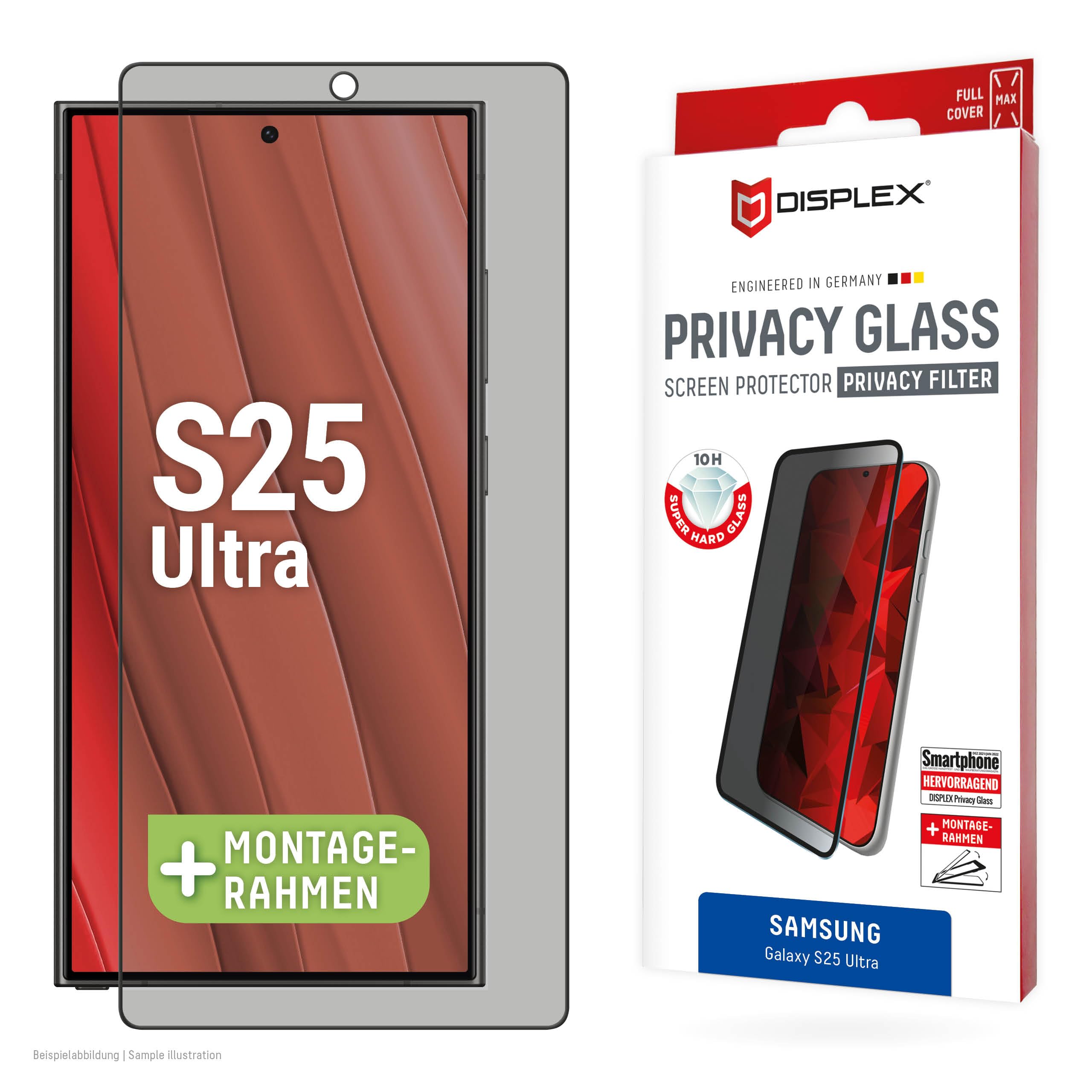 Verre de confidentialité DISPLEX pour bloquer les regards S25 Ultra - 8