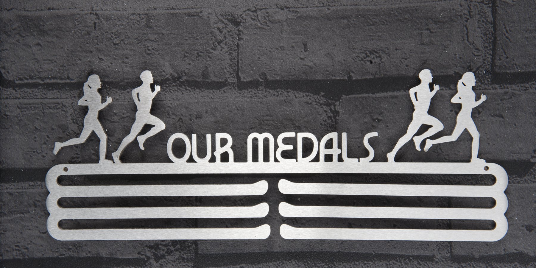 Unsere Medaillen Edelstahl Medaille Aufhänger Display