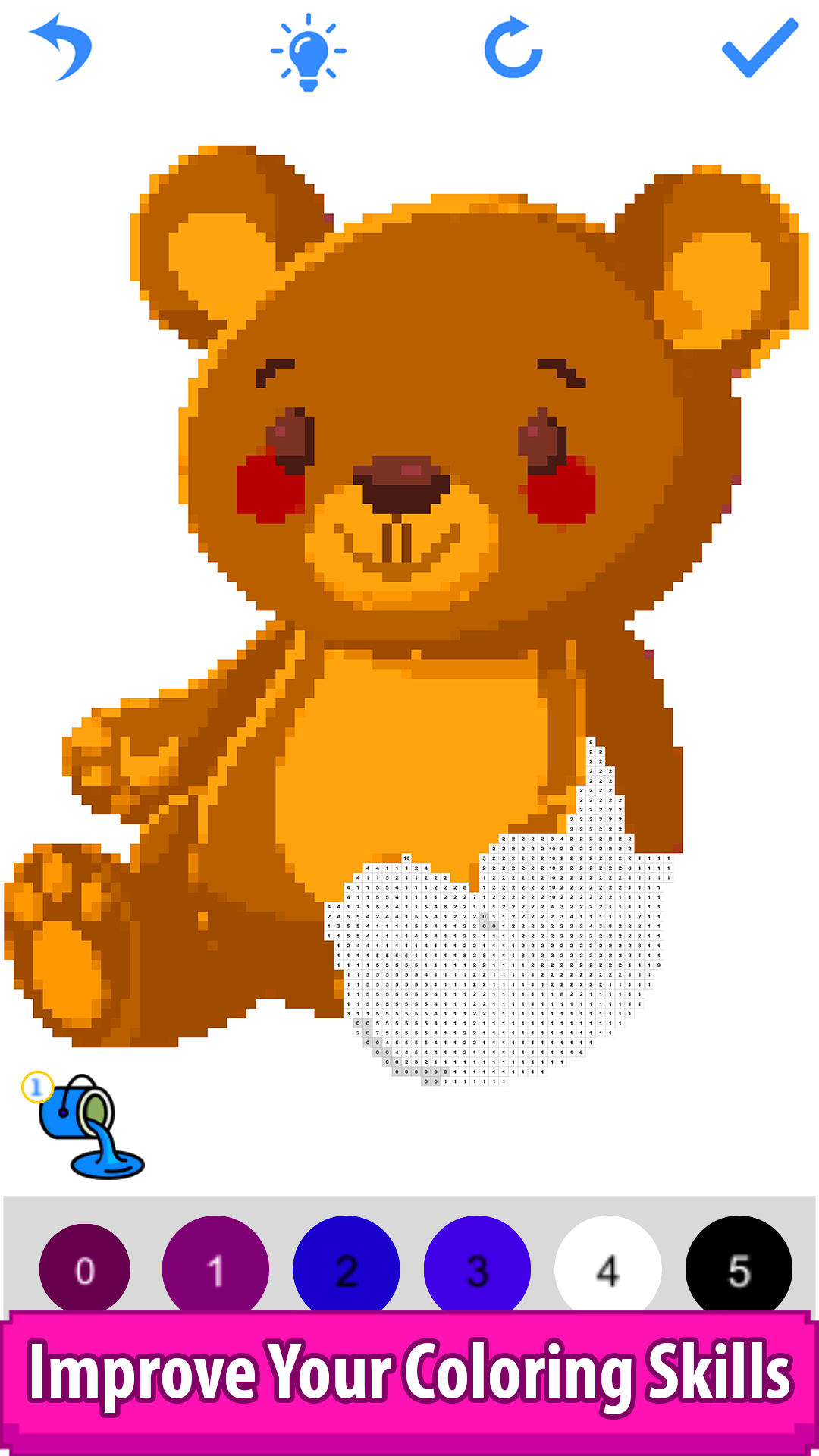 Pixel Art Color By Number Sandbox Coloring BookAmazon.caAppstore