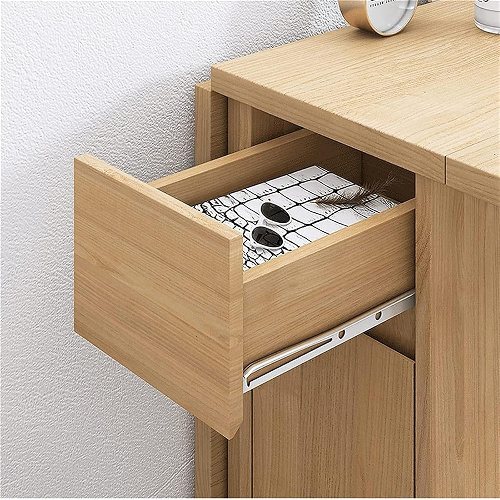 Amazon｜木製拡張可能なダイニングテーブルセット 折りたたみ