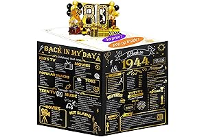 80th Birthday Pop-Up Card: Heartfelt Nostalgic Journey for Octogenarians