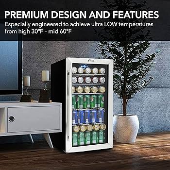 Whynter Beverage Refrigerator with Glass Door, 120-Can 3.1