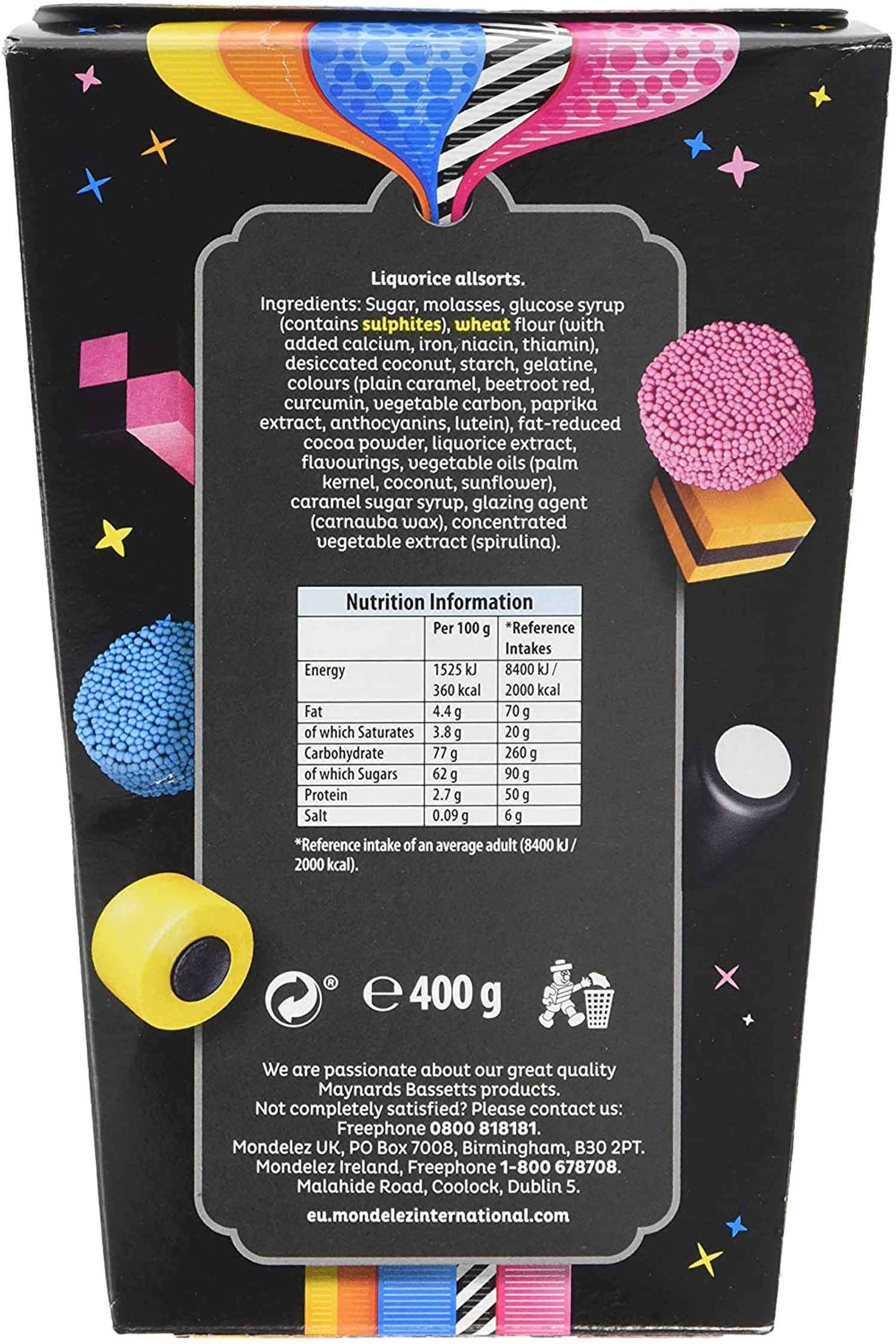 Bassetts Réglisse toutes sortes 400G