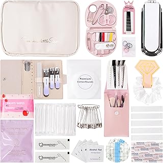 Wedding Day Emergency Kit for Bride, 39 Pc Essential Items for Brides Daily Use Women Wedding Gift, Travel Kit Personal Care Survival Set with Bride Makeup Bag - Wedding Emergency Kit Supplies