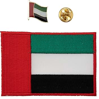 東京オリンピックアラブ首長国連邦ピンバッジ Amazon.co.jp: A-ONE アラブ首長国連邦 (UAE) 国旗バッジ + フダイラ