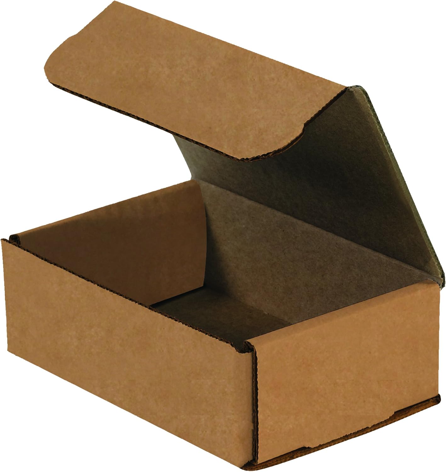 Partners Brand PM642K 6"L x 4"W x 2"H, Kraft (Pack of 50)