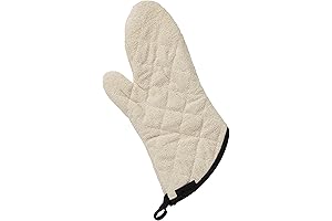 San Jamar 817TM Heavy Duty Terry Cloth Oven Mitts for Superior Heat Protection