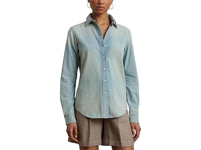 Classic Fit Denim Shirt - Image 1