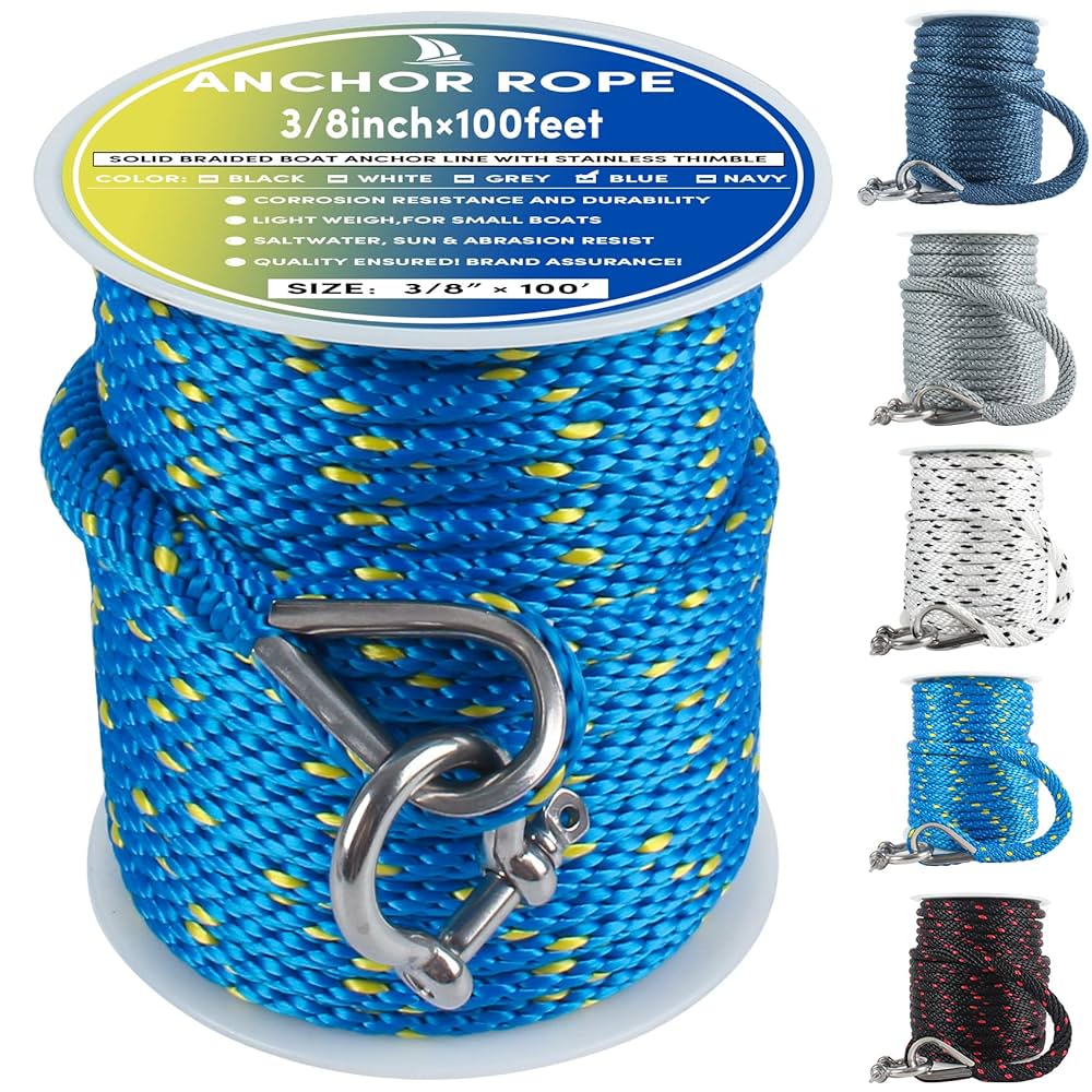 めるはりISOLATION FRENCH ROPE 1/2 in SSR-100-3™ Polyolefin-Polyester Blend Rope | M18963
