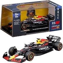 Bburago Red Bull Racing RB21 2025#1 Max Verstappen Diecast Model Car 143 with Display Case and Base Official F1 Red Bull Replica Officially Licensed Recommended Age 14+ Years