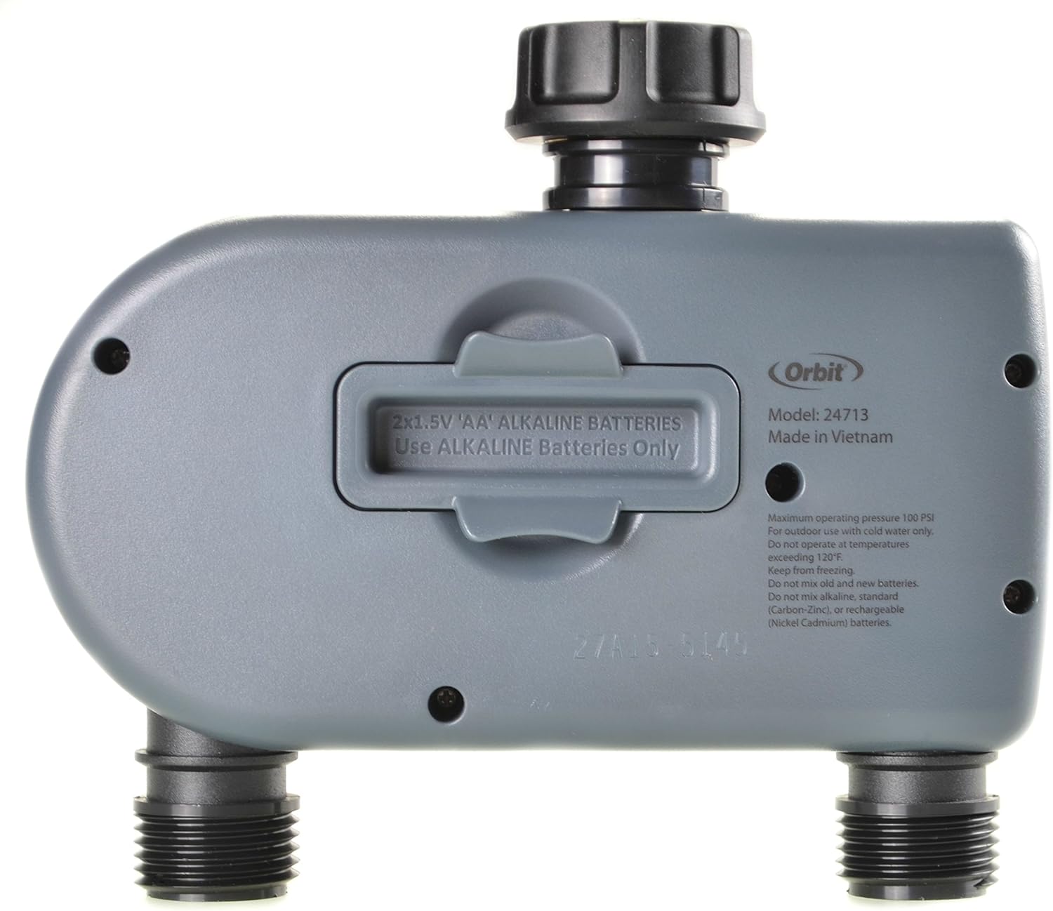 Orbit Digital Hose Sprinkler Irrigation Timer for Vacation Lawn, Plant, and Garden Watering (2 Valve) no test