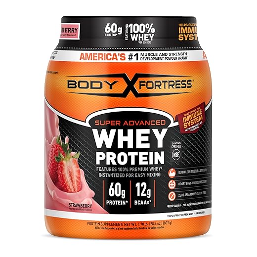 Body Fortress Super Advanced Whey — Strawberry