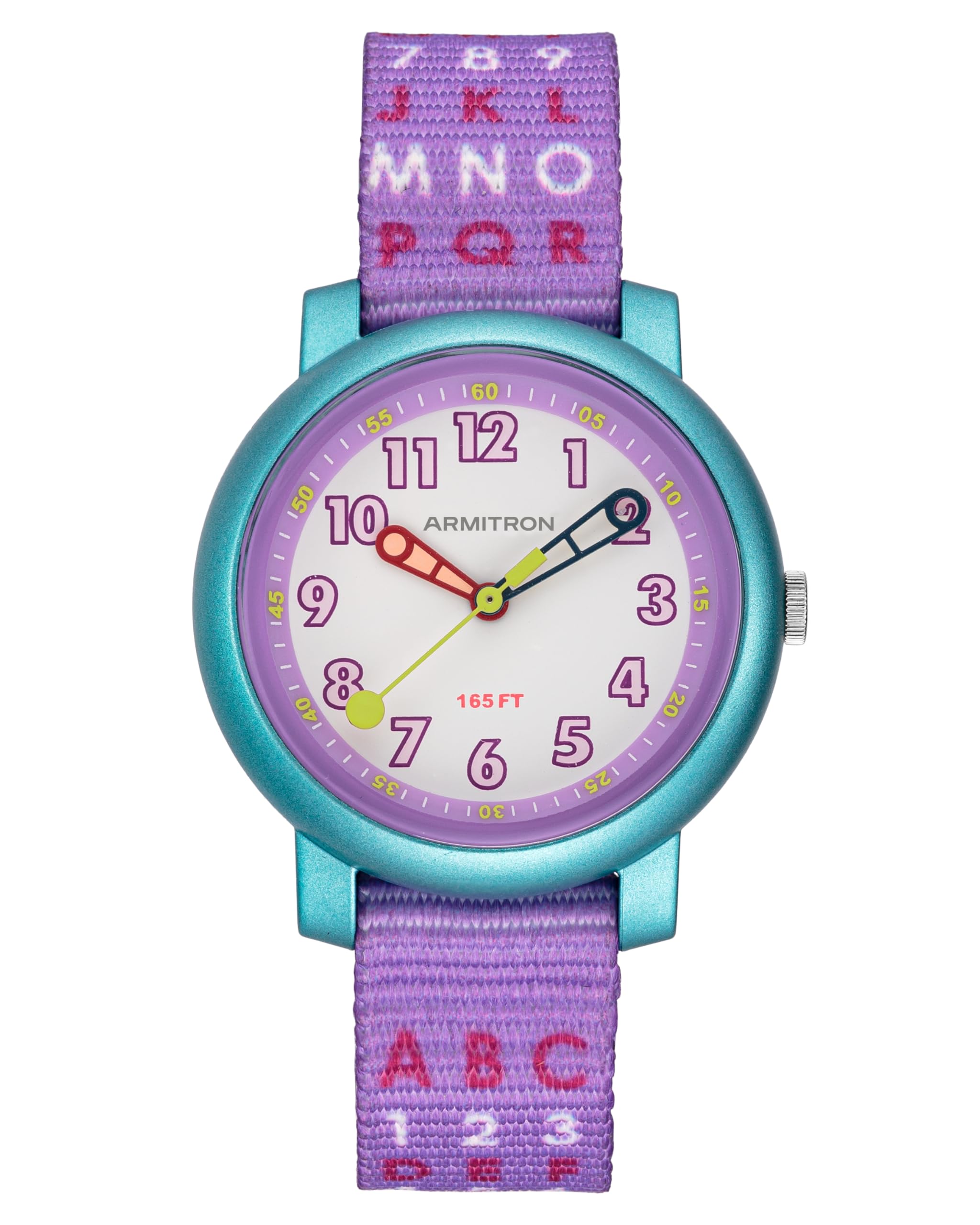 Armitron Sport Kids Easy to Read Patterned Nylon Strap Watch, 27/1002