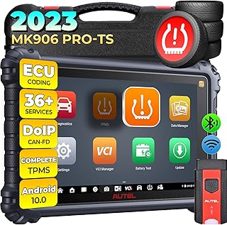 Autel MaxiCOM MK906 PRO TS Scanner: 2023 Updated of MaxiSYS MS906 PRO/MS906 PRO-TS/MK906 PRO, Car Bidirectional Tool with ECU Coding, 36+ Service, All Systems Diagnostics, Full TPMS
