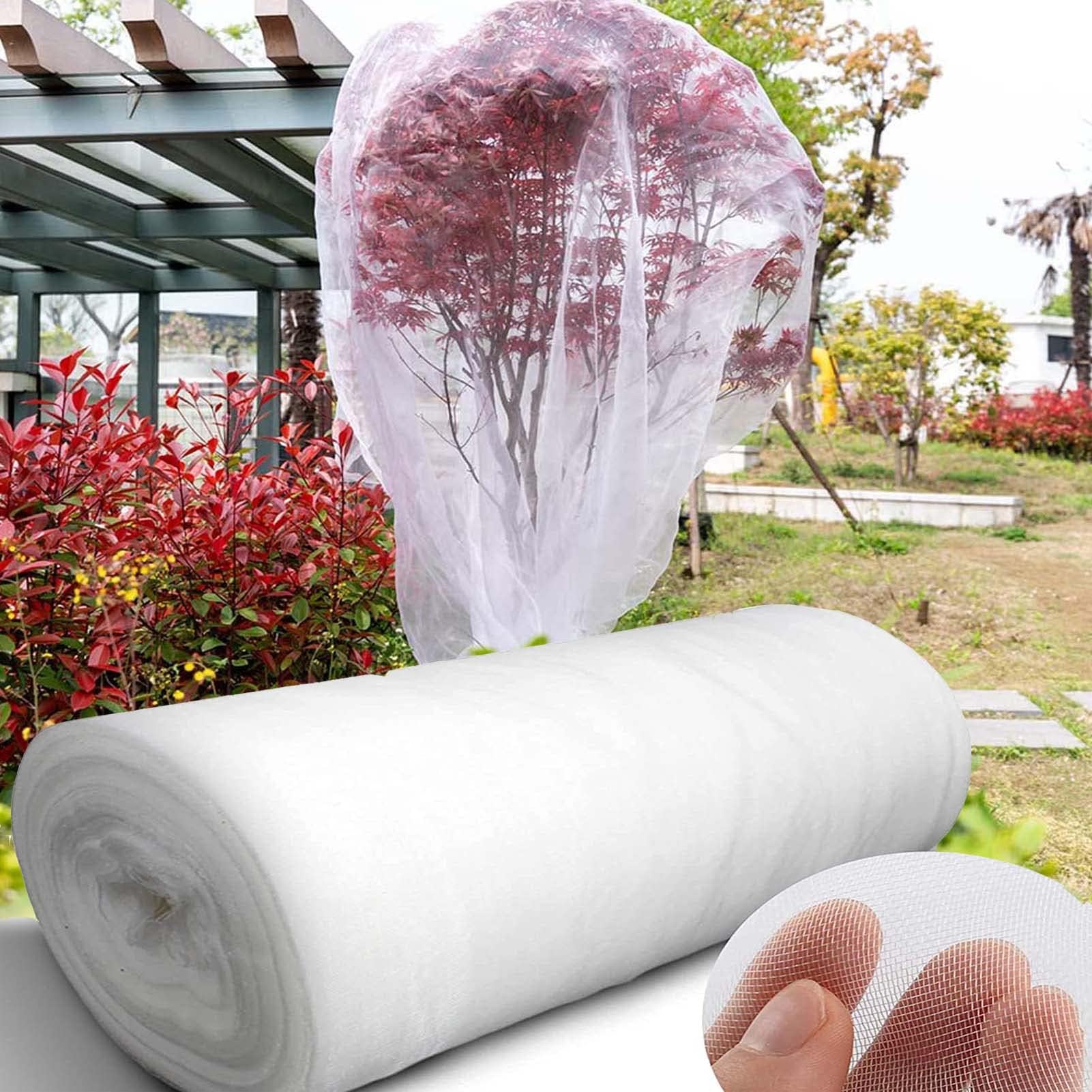 GAOXIAO Red Malla para Cubrir Árboles Frutales, Red Anti Insectos, Malla Antiinsectos, Red Anti-Insectos Malla Fina para Proteger Verduras Plantas Flores Frutas de Jardín 80 Mesh 4x10m
