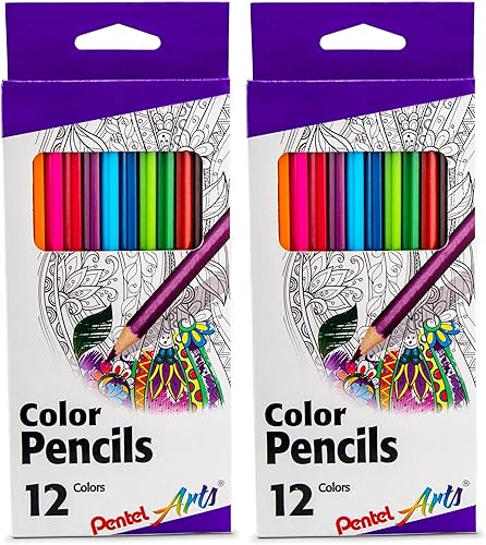 Vista 8 de 8 lápices de colores surtidos Pentel Arts, Variados