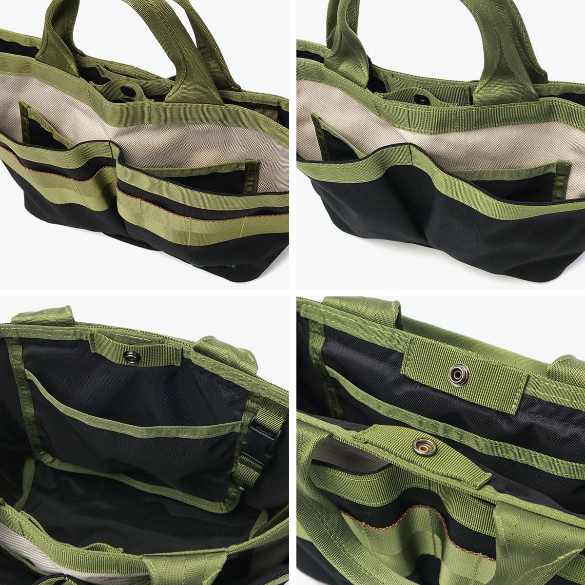 TOOL CART TOTE WL BRG241T35 2024 (668)グリーン/アイボリー