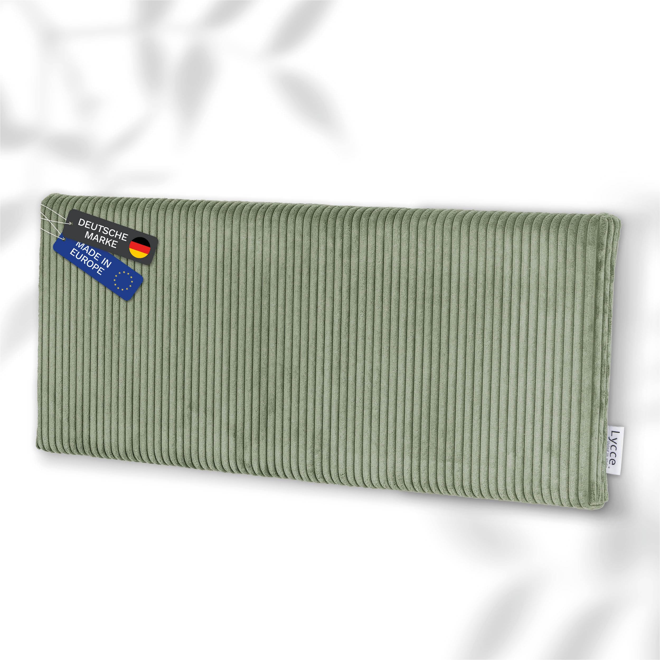 Lycce Wandkissen Cord, Wandpolster Kopfteil Betten & Rückenkissen (Salbei) | komfortabel & stabil, einfache Montage, Wandpaneele gepolstert, Schlafzimmer & Esszimmer