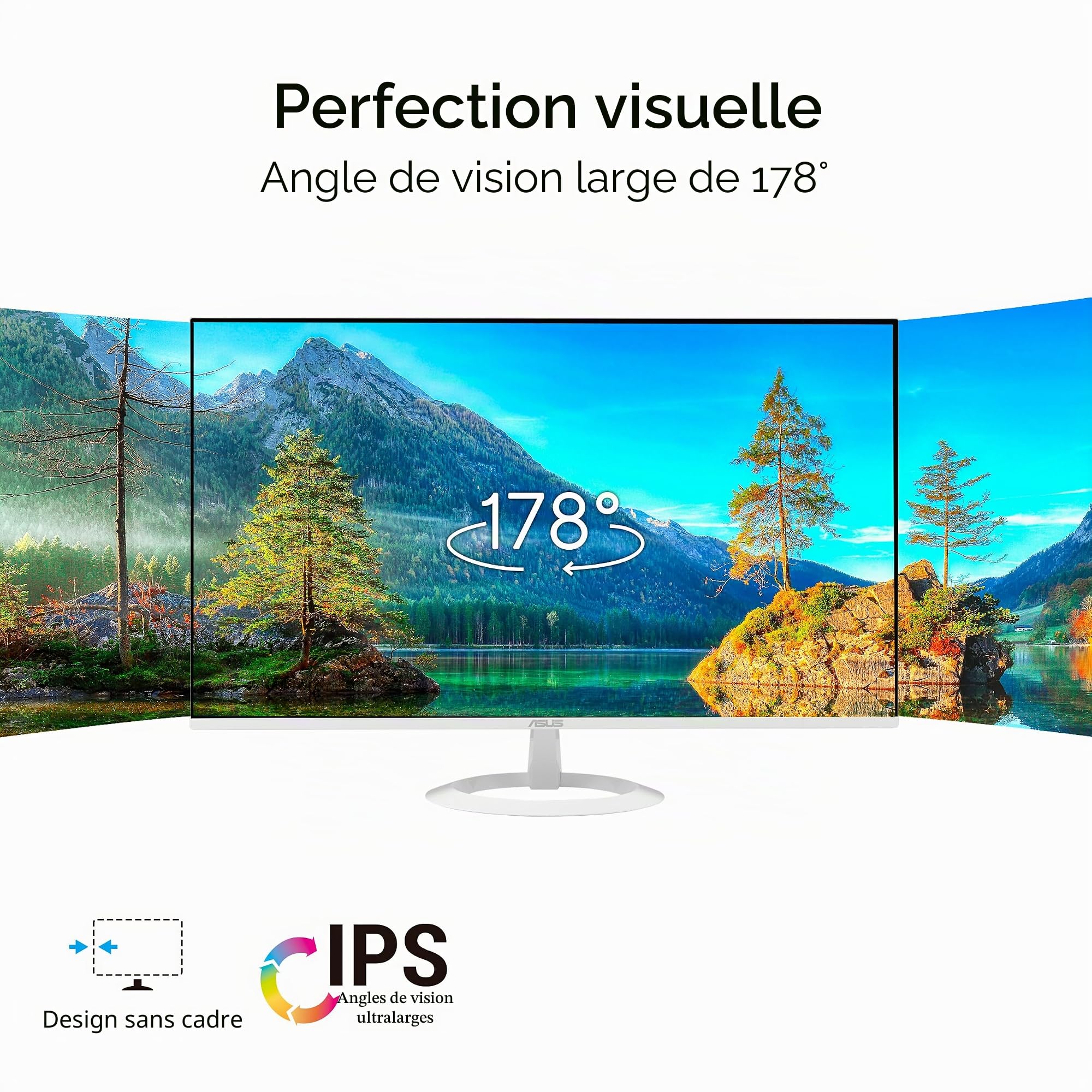 Asus Vz279hG-W - Led Monitor - Gaming - 27 - 1920 X 1080 Full Hd [1080p] @ 120 Hz - Ips - 250 Cd/m? - 1500:1 - 1 Ms - Hdmi, Vga