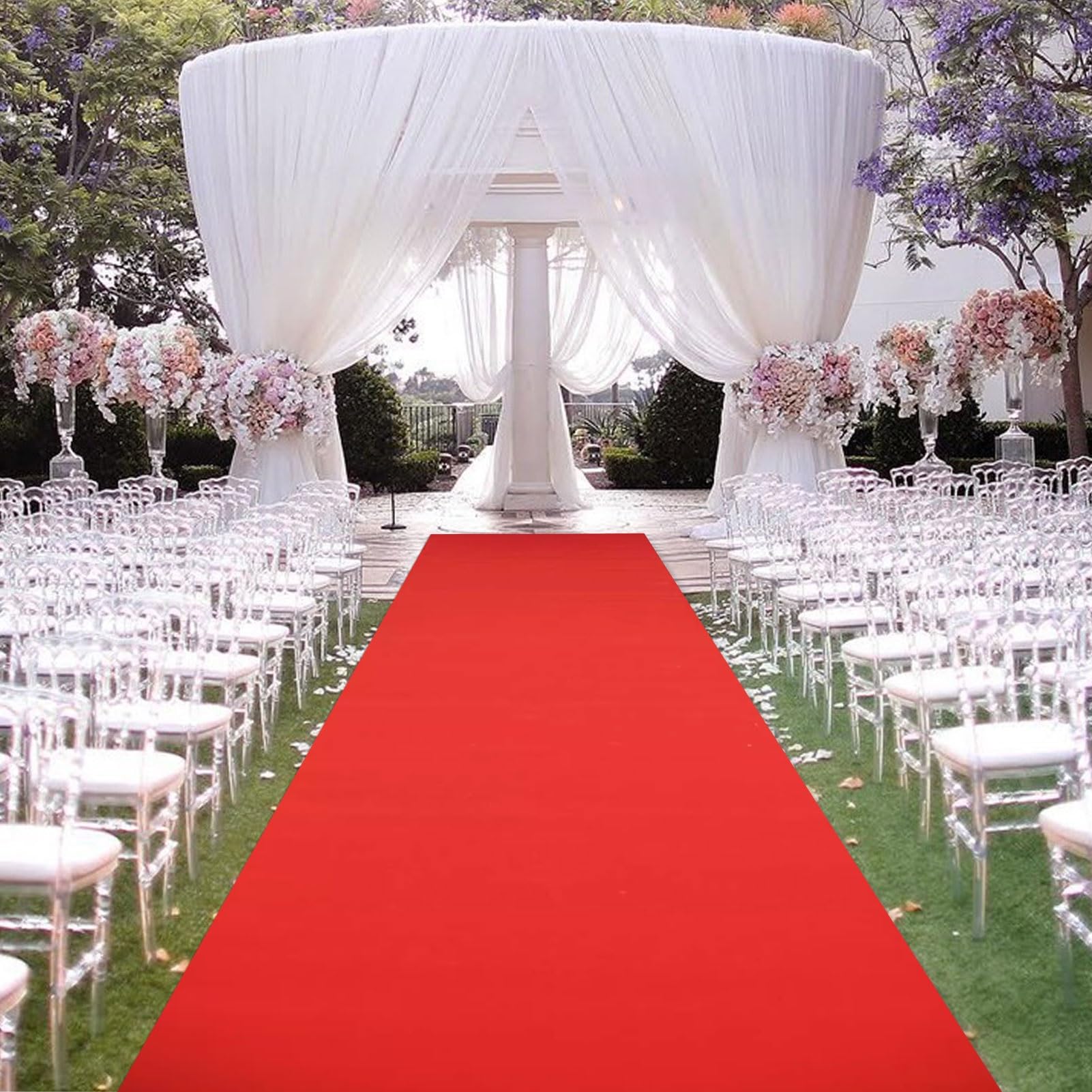 Amazon | アイルランナー 結婚式用 ブライダル歩道カーペット 10m 20m
