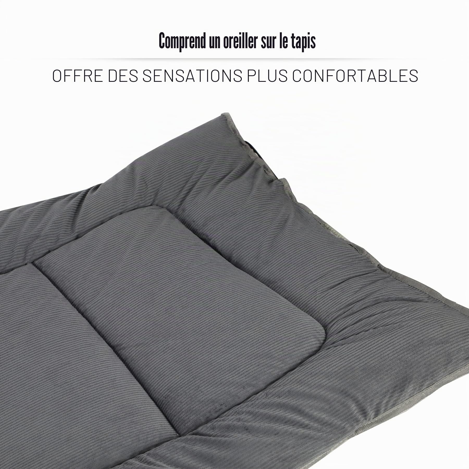 Redcamp XL Matelas de lit de Camping en Coton Doux et Confortable Matelas de Camping épais Matelas Simple