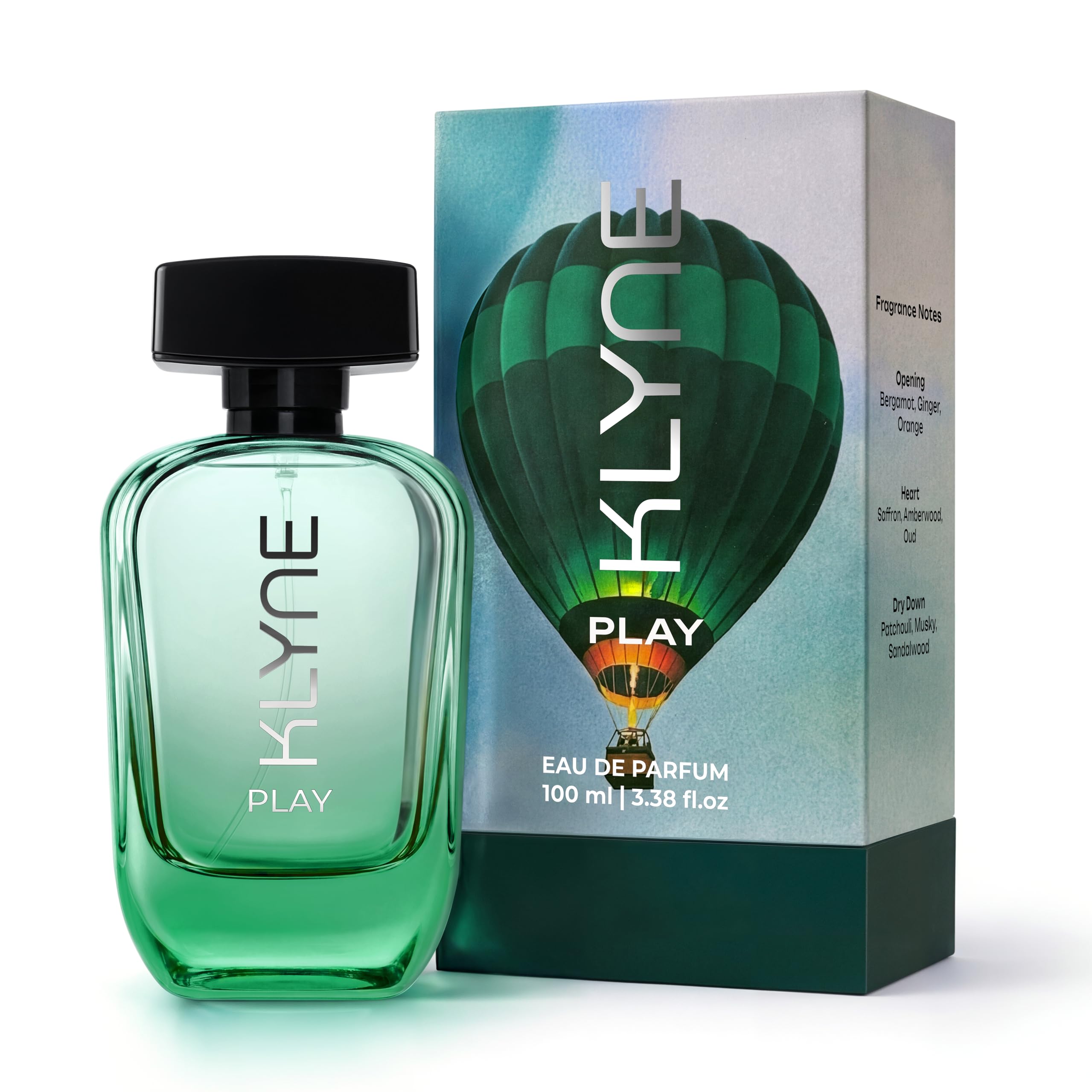 Play Eau De Parfum 100 ml | Unisex Perfume for Men & Women | Long Lasting Premium Fragrance | Woody & Oud Notes | Luxury Gift for Him & Her