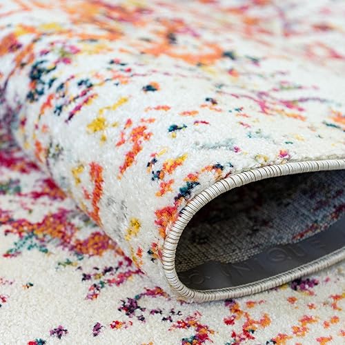 Miniatura 8 de Rugs.com Arlington Collection Alfombra – Alfombra multicolor de pelo mediano de 6' x 9' perfecta para salas de estar, comedores grandes, espacios