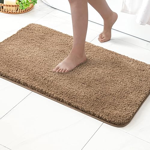 Miniatura 123 de MIULEE Alfombras de baño salvia, suaves y pequeñas, absorbentes, antideslizantes, de secado rápido, esponjosas, para baño, bañera y duchas, lavables