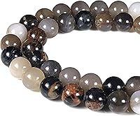 Vista 15 de ABCGEMS - Cuentas de granate hesonita ámbar y naranja madagasquino (color naranja pardusco raro) piedra de cristal de energía curativa de chakra