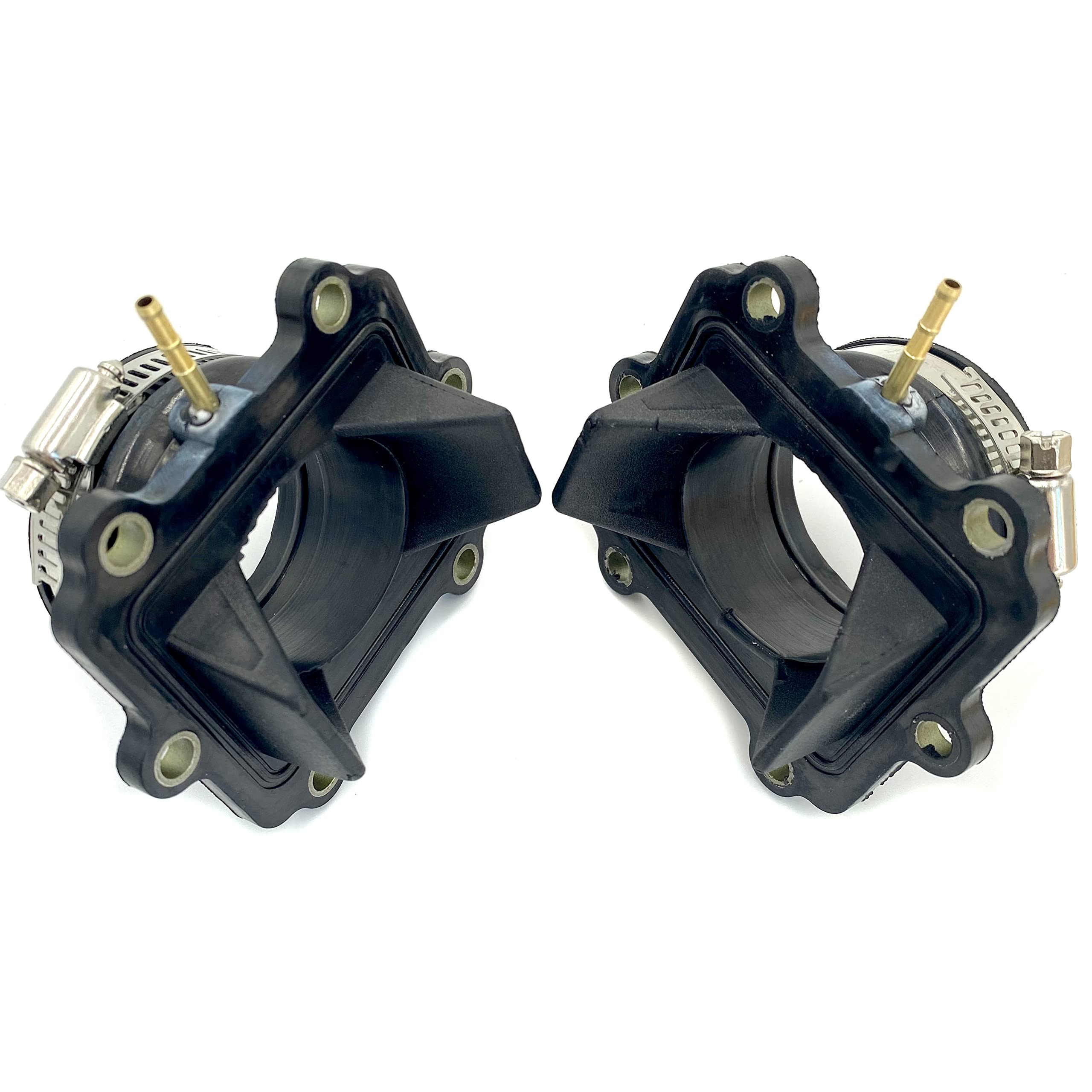 2X Intake boot Carburetor Mounting Flange Snowmobile Compatible