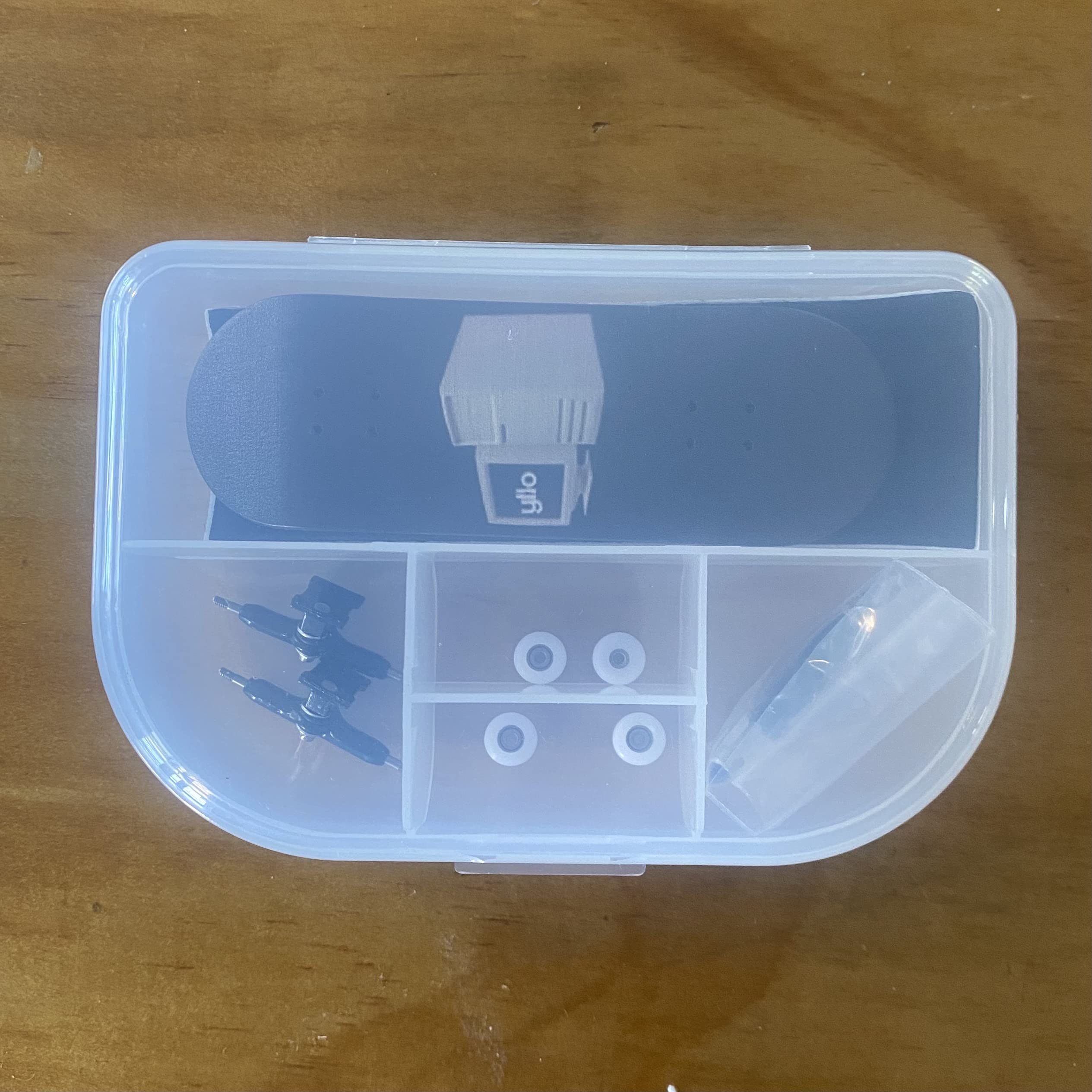 Yllo Computer Motherboard Complete 5 Ply Wood 100mm x 33mm Fingerboard with Upgraded 32mm Trucks, Lock Nuts, CNC Wheels