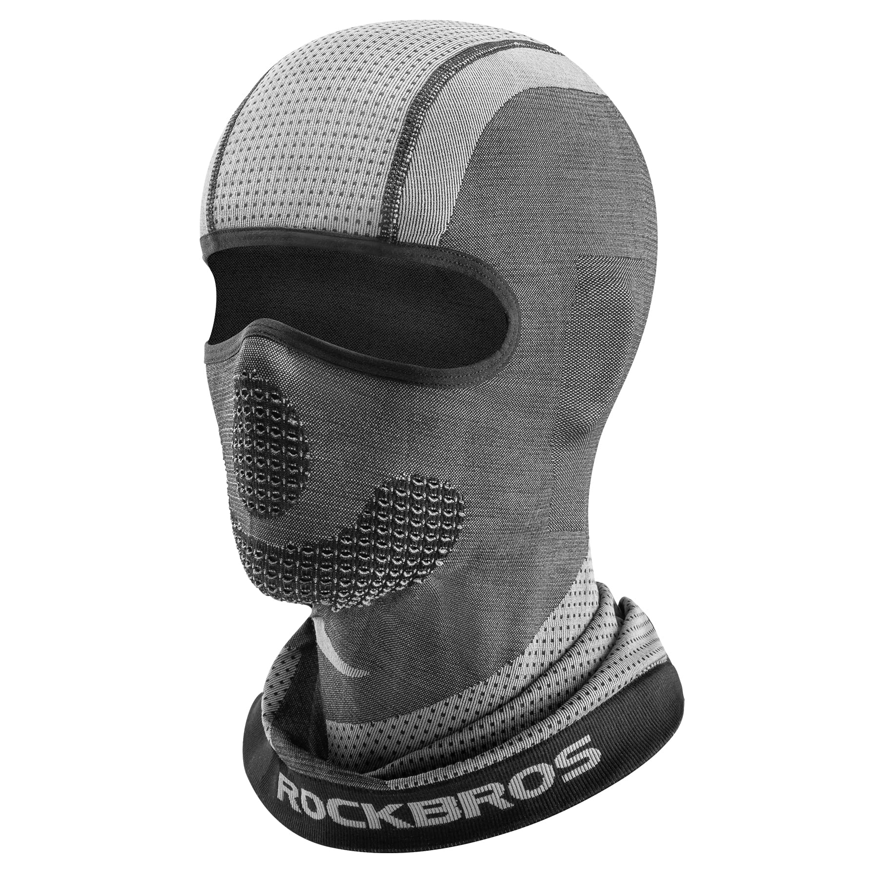 ROCKBROSBalaclava Face Mask UV Protection Full Face Mask Balaclava Hood Lightweight Breathable Mesh Face Cover Neck Gaiter for Motorcycle Cycling