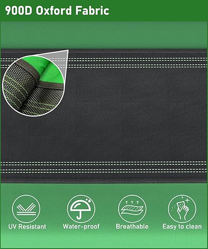 Miniatura 4 de Columpio de árbol rectangular de 60 pulgadas para niños y adultos, columpio de plataforma ajustable con correas para colgar, capacidad de 700