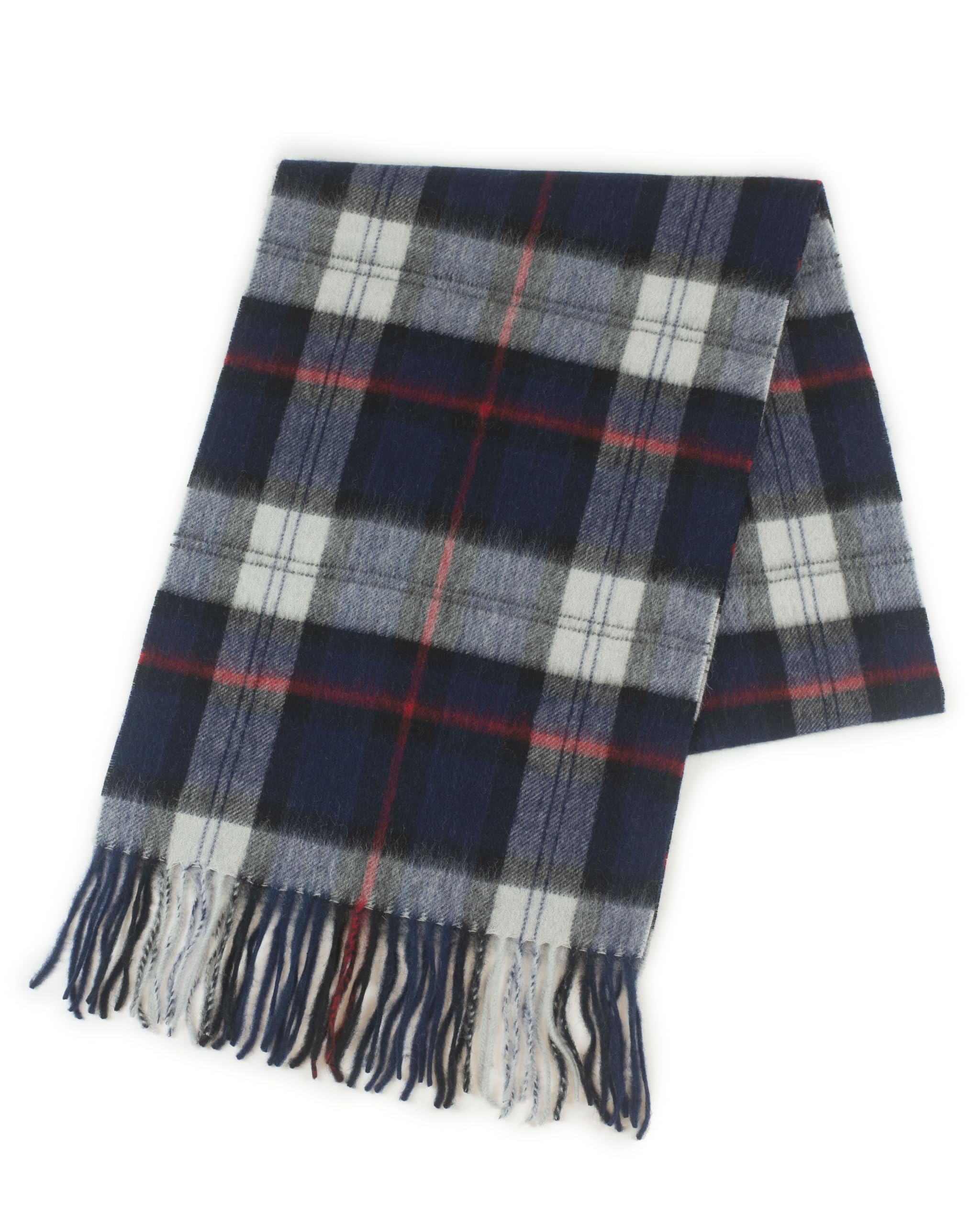 REALITY&FANTASY Sciarpa invernale scozzese scozzese in cashmere e 100% lana di agnello morbida per uomo e donna