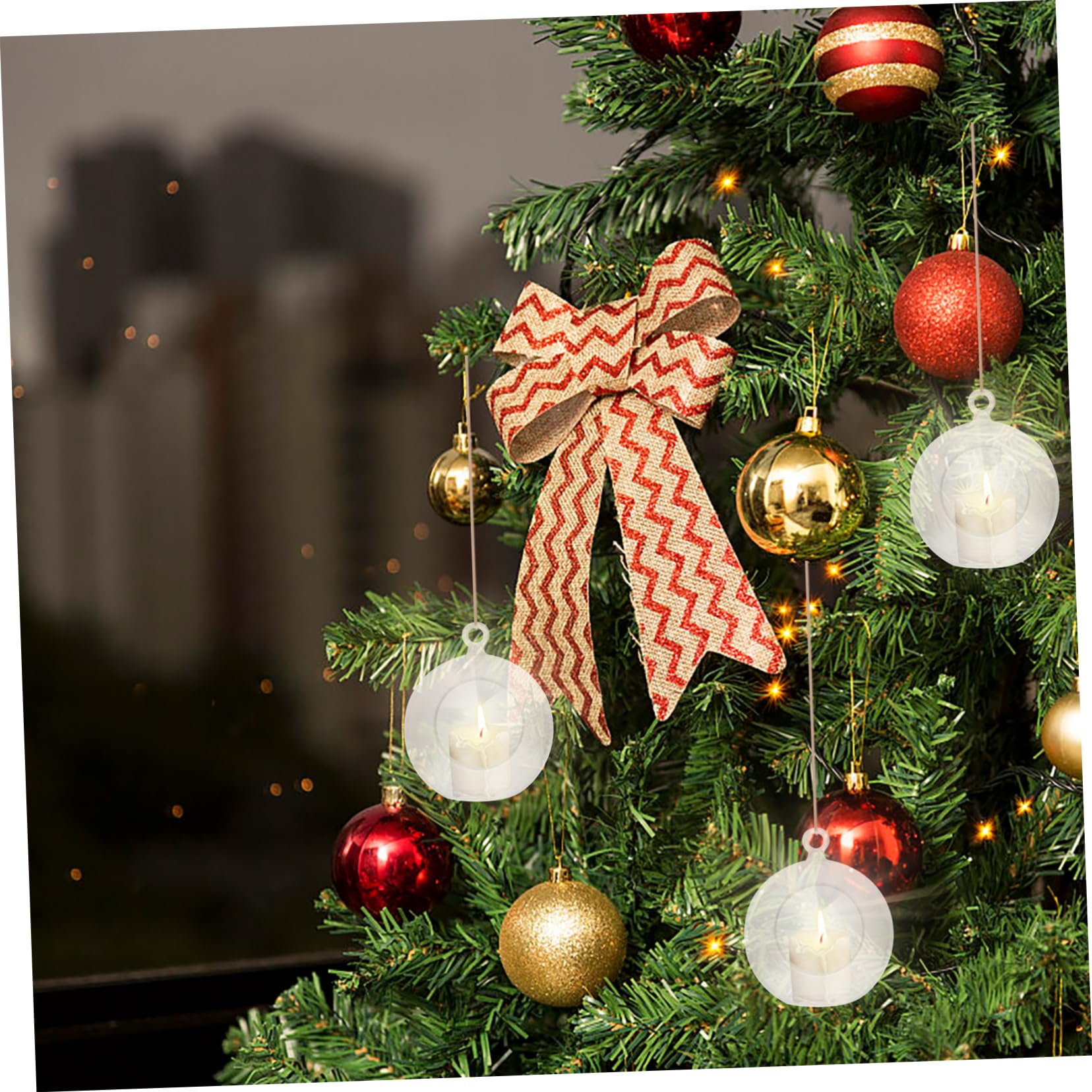 Cinta Arbol Navidad Champán Cinta Decorativa Copos De Nieve - 10m X 2.5cm, Plateada, Para Navidad, Manualidades Y Regalos Moños Para Regalos