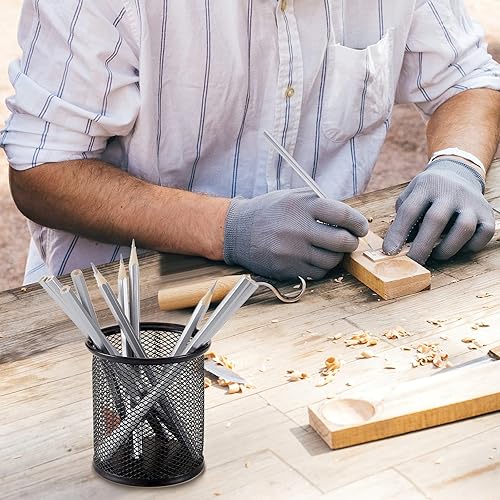 Miniatura 5 de Paquete de 48 lápices de soldadura plateados metálicos para soldadores, trabajadores de la construcción, plomeros, marcos, carpinteros, profesores,