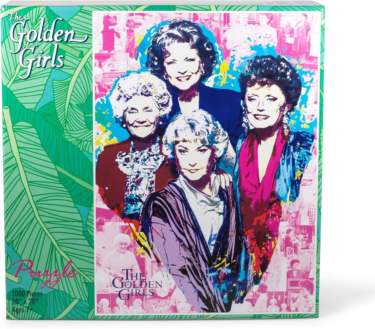 The Golden Girls Puzzle for Adults and Kids | 1000 Piece Jigsaw Puzzle | Funny Retro '80s TV Show Collage | Interactive Brain Teaser for Family Game Night | 28 x 20 Inches