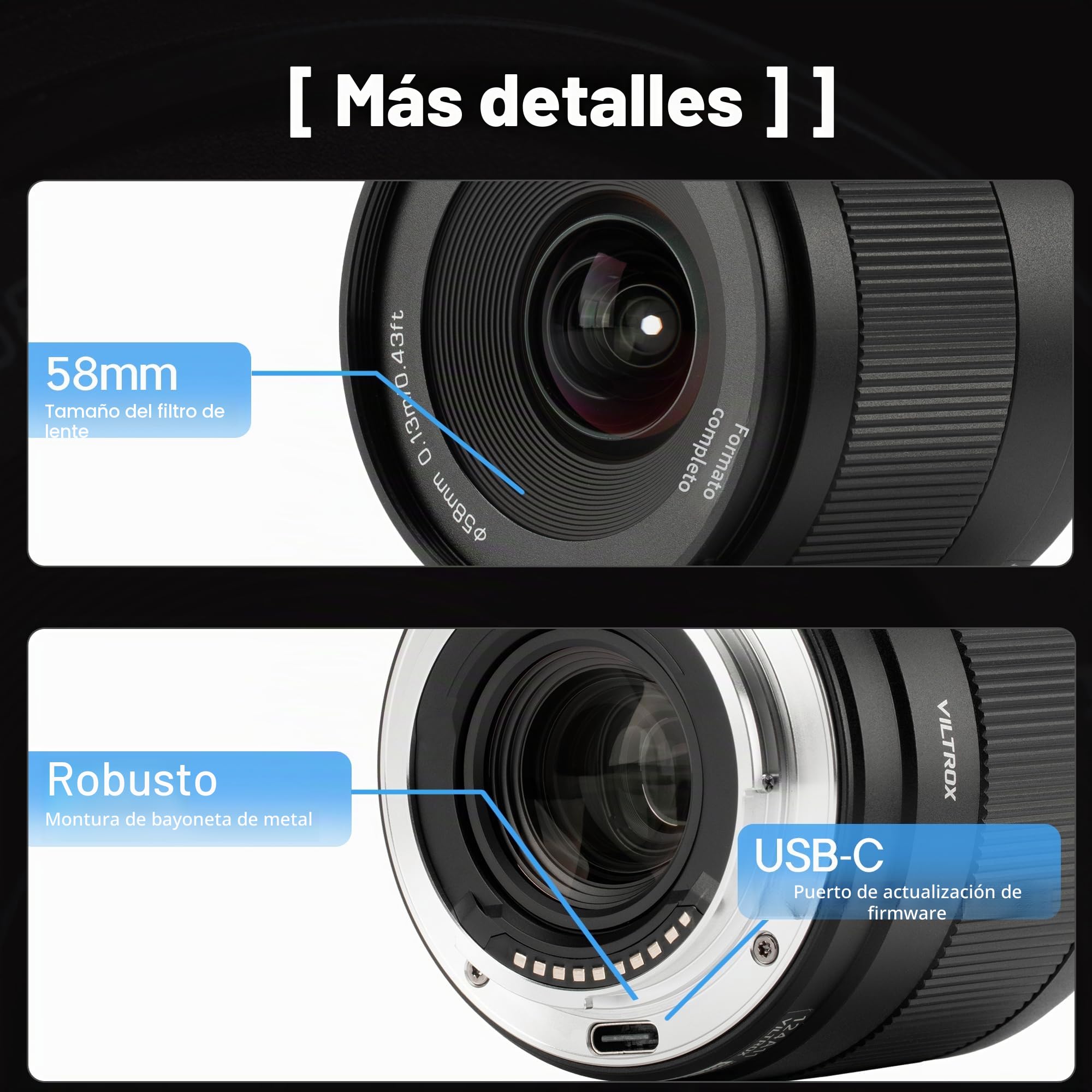 VILTROX AF 14mm F4.0 Lente para enfoque automático completo Ultra gran angular de enfoque focal fijo (para Sony FE)