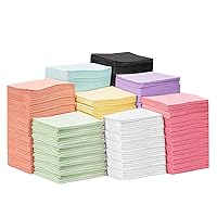 Vista 9 de Baberos dentales JMU, desechables, con 3 capas, estilo servilleta de papel, impermeables, para pacientes