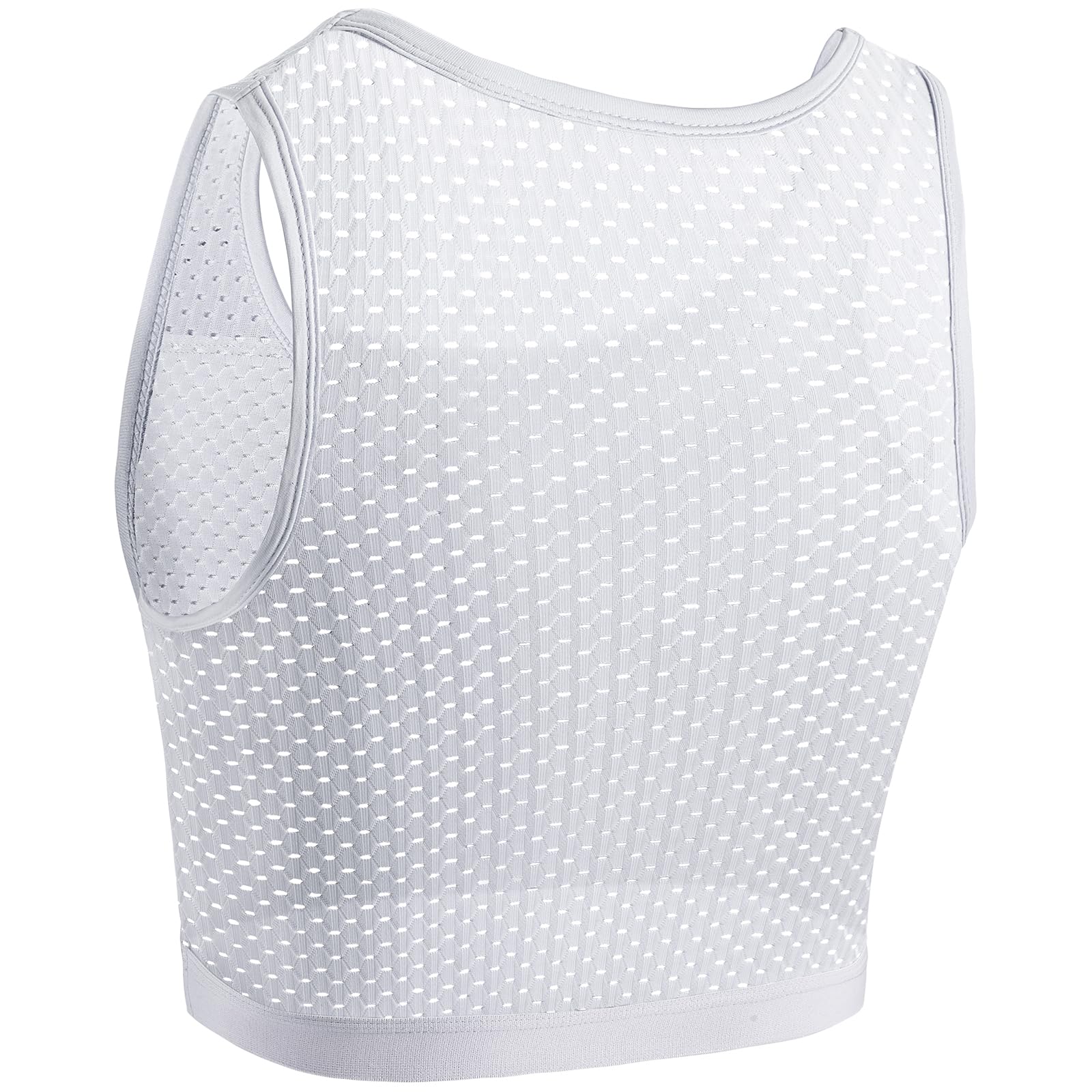 XUJI Transgénero FTM Trans Transpirable Medio Pecho Binder