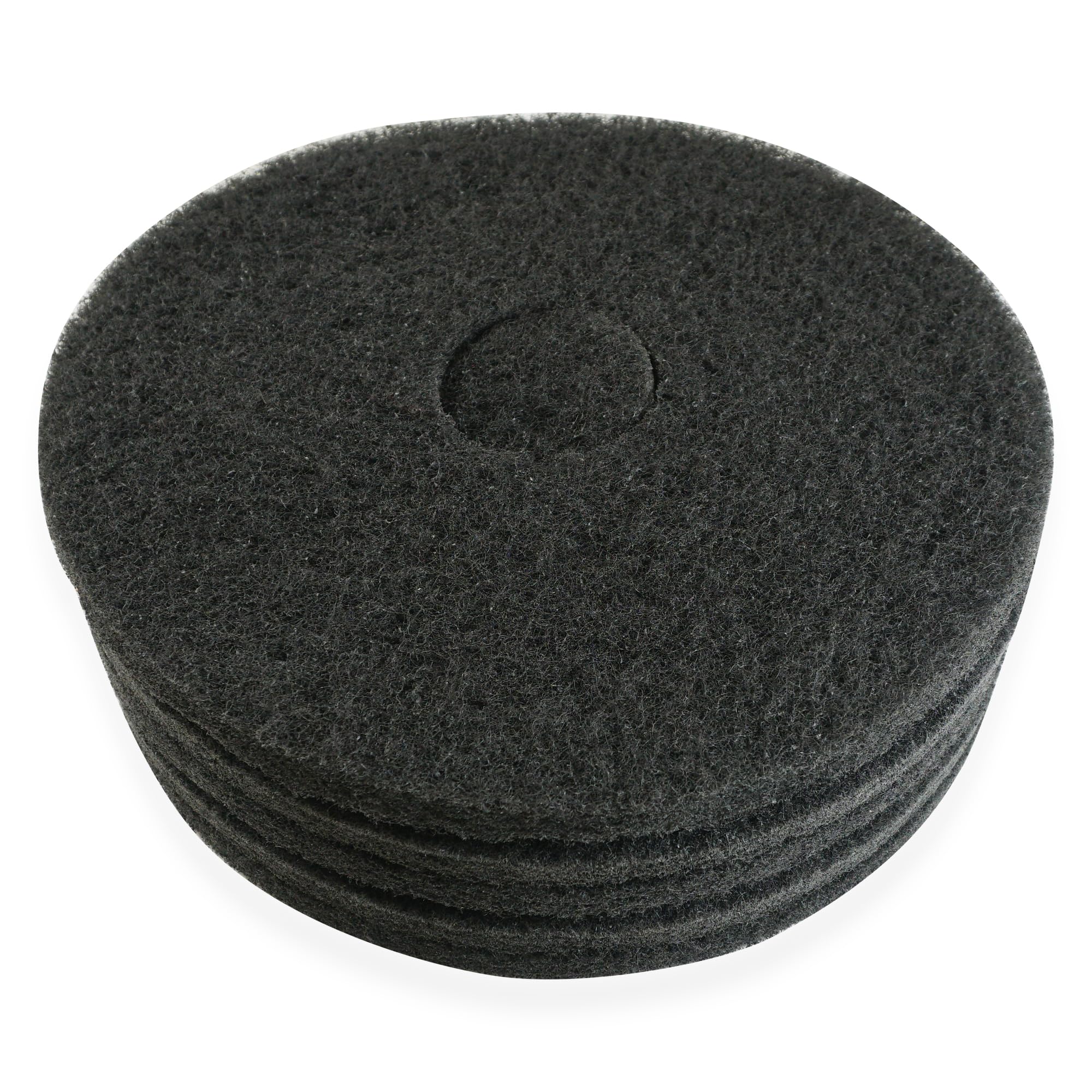 Set di 5 Superpads nero 432 mm (17") - Disco di pulizia di base per monospazzola e lavasciuga - manutenzione regolare dei pavimenti