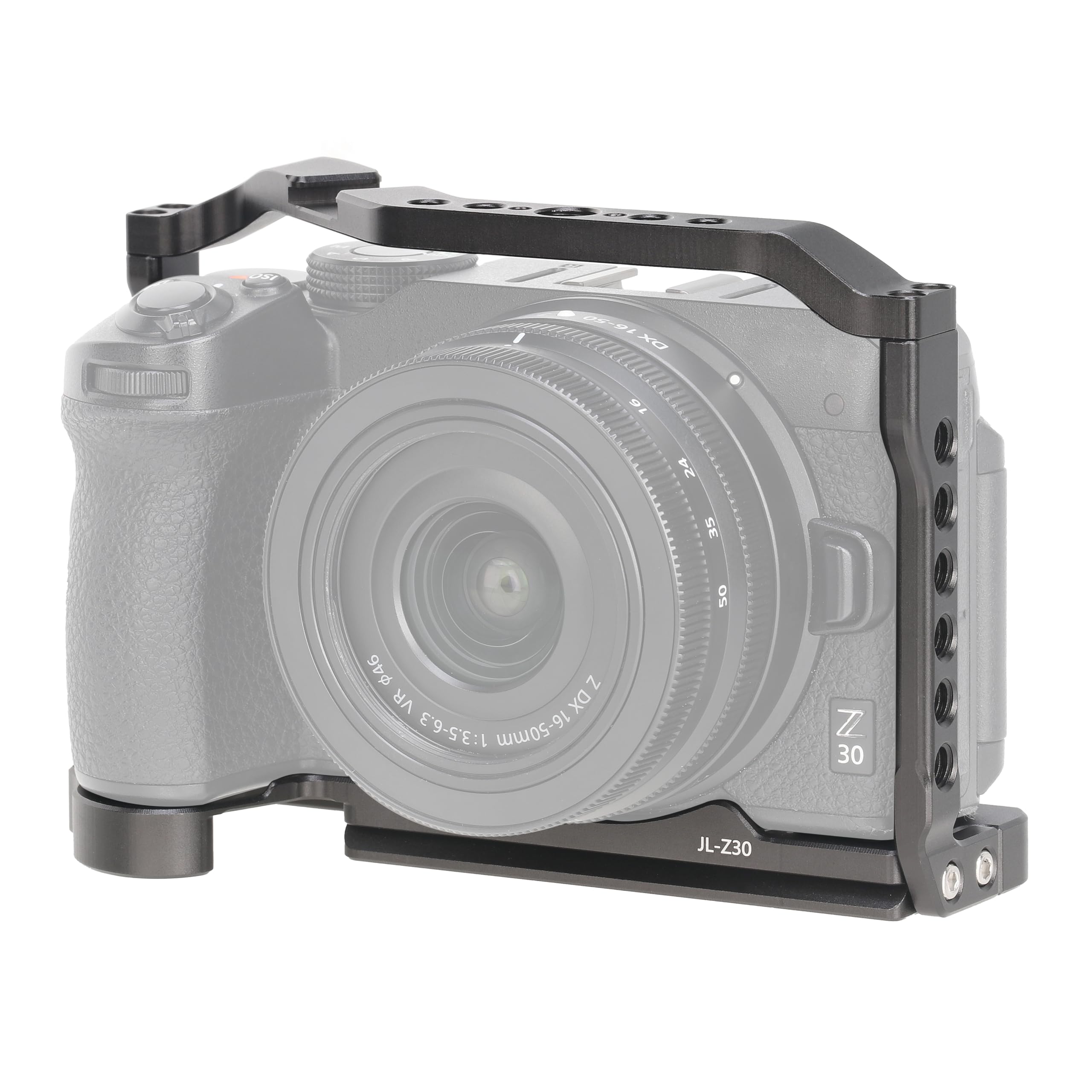 FOTGA Camera Cage for Nikon Z30 Camera, Aluminium Alloy Video Vlogging Camera Cage Rig