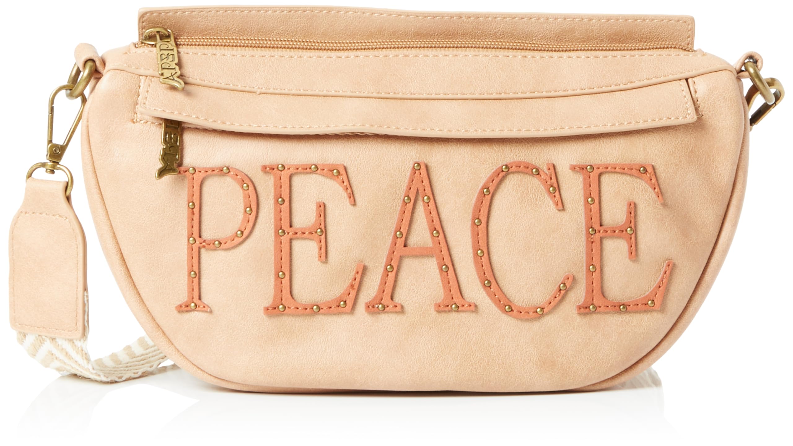 NALLY Women's Crossbody crossover body bag, beige, One Size